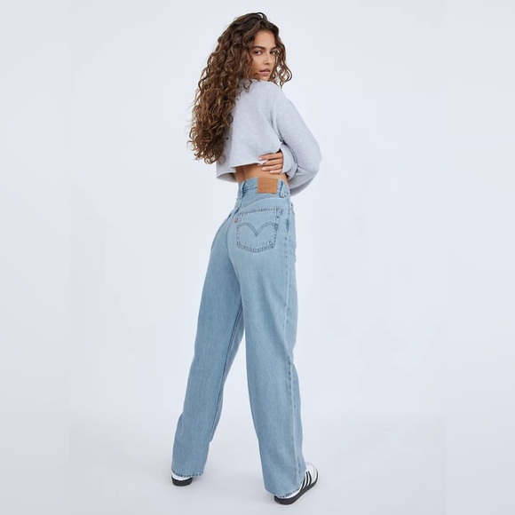 Aritzia Levi’s Premium Denim High Loose Wide Leg Jeans - Picture 2 of 12